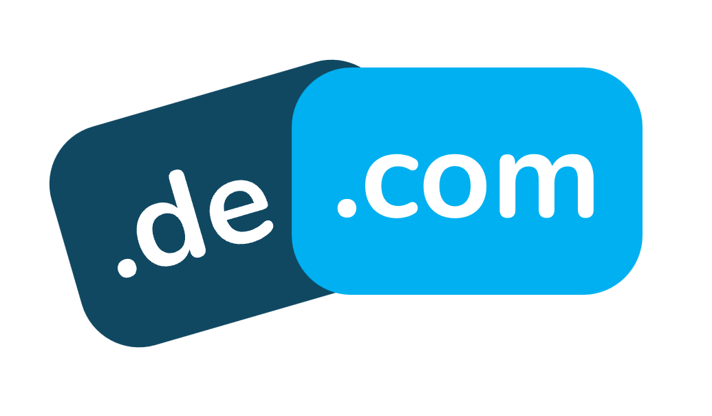.de .com Domains
